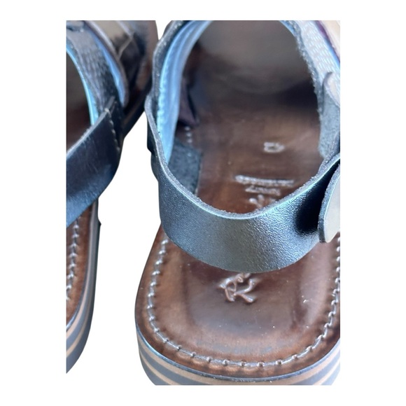 Re Ferdinando Vero Cuoio Leather Strappy Slingback Gladiator Sandal main image 6